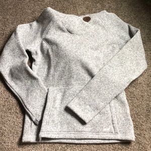 Koopen Heather Gray Fleece Pullover
